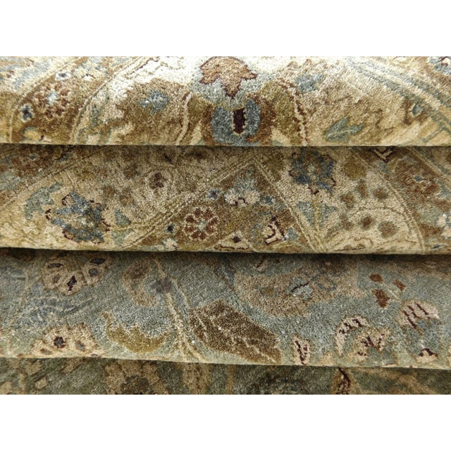 Extra Fine Super Quality Vintage Hand Knotted, Tie Dye Wool Pile Rug. For Sale - Image 16 of 18