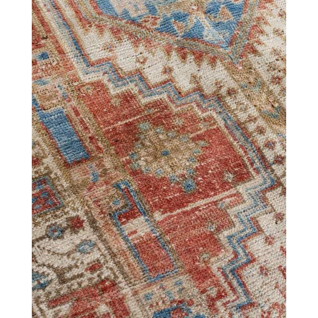 Vintage Heriz Runner 3' X 14'7 For Sale - Image 4 of 16