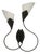 2-Light Wall Lamp by Lamp International, 1990s For Sale