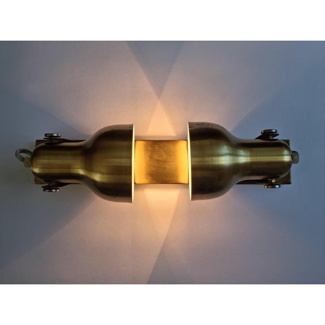 Gold Mid-Century Adjustable Wall Lamp, 1960s For Sale - Image 8 of 18