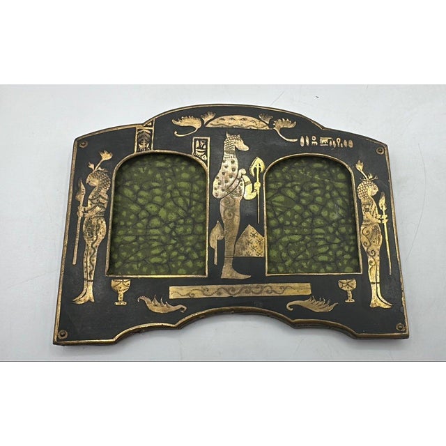 Neo-Egyptian Style Photo Frames, 1930s, Set of 3 For Sale - Image 10 of 13