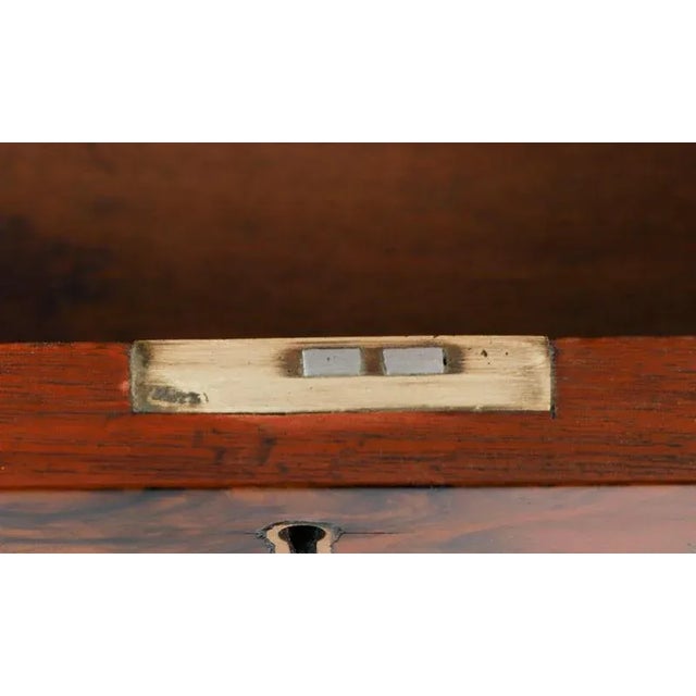 Antique Victorian Burr Walnut and Inlaid Davenport Desk, 1800s For Sale - Image 16 of 18