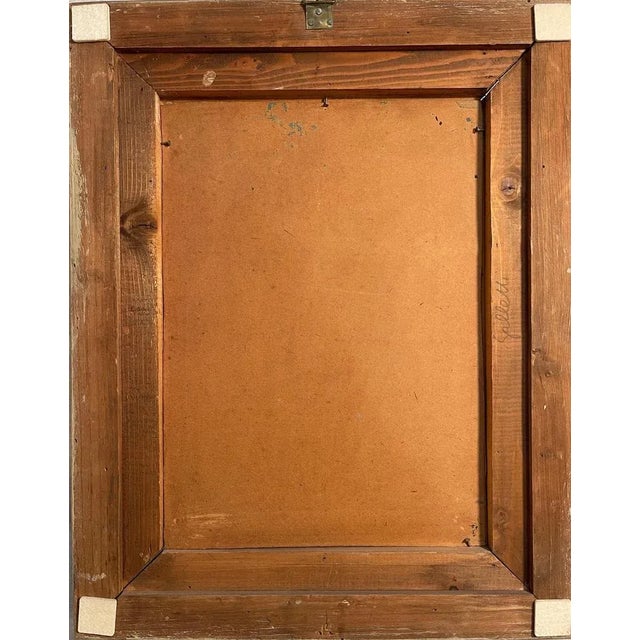 Galetti, Flowers, 20th Century, Oil Painting on Panel, Framed For Sale - Image 8 of 9