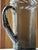 Mid-Century Modern Smoky Grey Woodgrain Bark Glass Pitcher and Tumbler Set, 1970, Set of 5 For Sale - Image 6 of 16