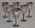F.B. Rogers Silver Co. Set 6 Vintage Valero Spain Silverplate Sherry Goblets European Traditional 1970s For Sale - Image 4 of 12
