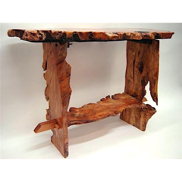 American Elm Root Live Edge Slab Sofa Table Chairish