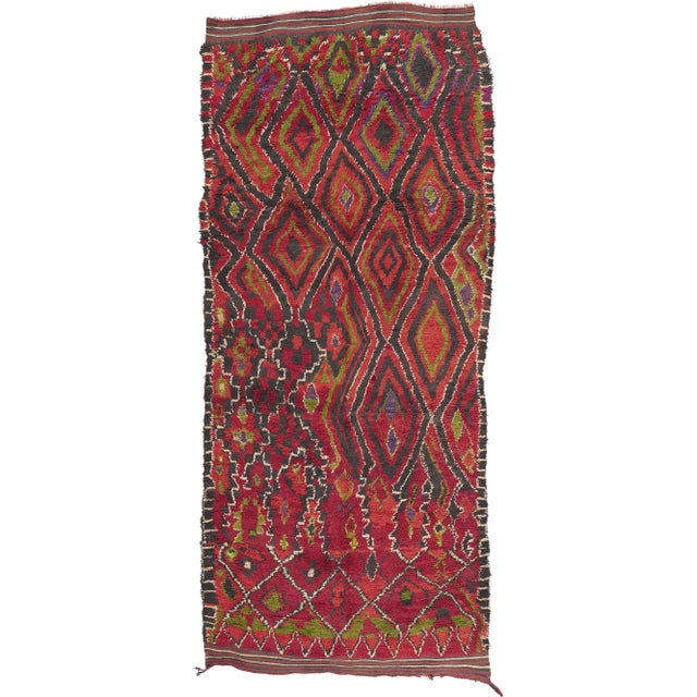 Vintage Red Talsint Moroccan Rug - 06'00 X 14'05 For Sale In Dallas - Image 6 of 10