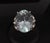 Late 20th Century Vintage 16.36ct Natural Aquamarine 0.20ct Diamond Platinum Ring, Size 8 For Sale - Image 13 of 18
