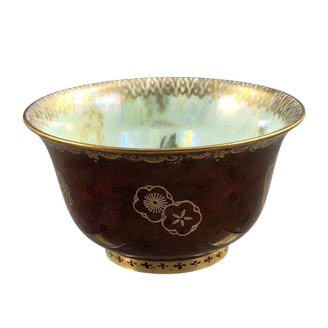 Fairyland Ruby Lustre Bowl by Daisy Makeig-Jones for Wedgwood, 1914 For Sale - Image 3 of 10
