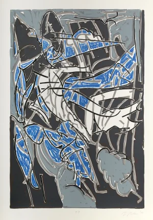Bayard Series #9, Bruce Porter Serigraph, Signed and Numbered in Pencil