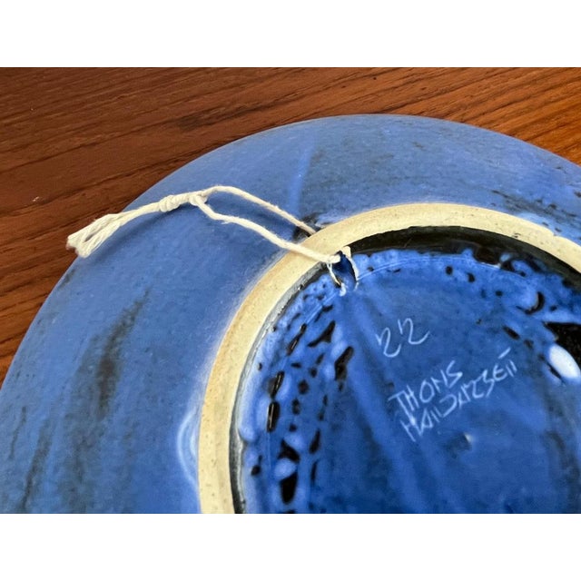 Mid-Century German Studio Pottery Wall Plate from Thoms Keramik, 1960s For Sale - Image 12 of 16