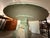 I Magnin Hand-Painted Faux Marble With Glass Dining Table, 50 Inches For Sale - Image 12 of 12