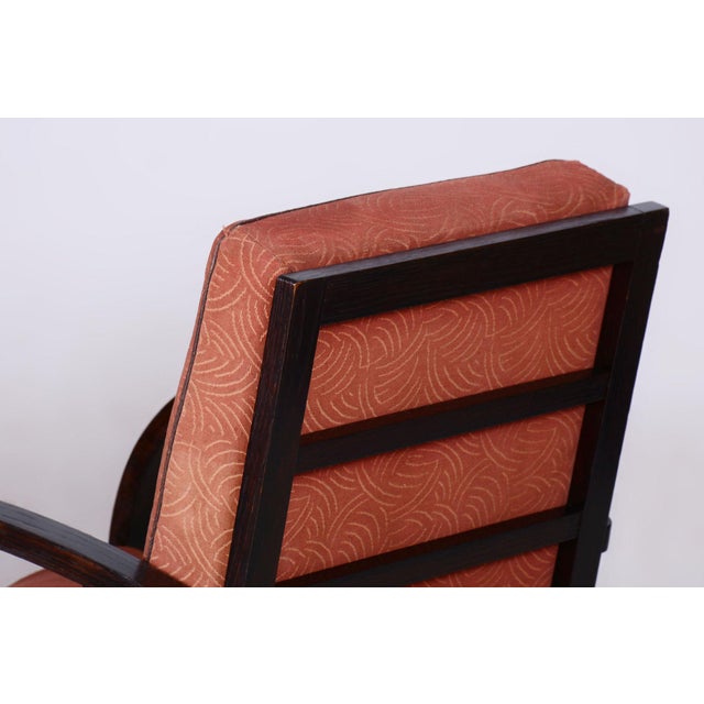 Art Deco Armchair Designed by Jindrich Halabala Period: 1930-1939 Designer: Jindrich Halabala Maker: UP Zavody Source:...