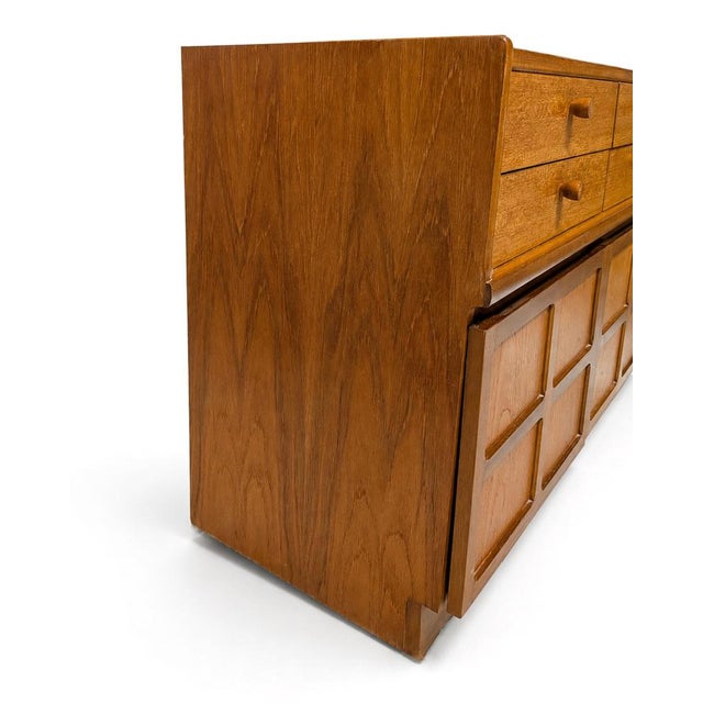 Wood Vintage Nathans Squares Sideboard, 1960s For Sale - Image 7 of 13