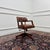 Wood English Brown Chesterfield Wade Office Chair For Sale - Image 7 of 9