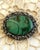 1900 - 1909 Rare Antique Silver and Malachite Robert Merath Ulm Signed Brooch For Sale - Image 4 of 6