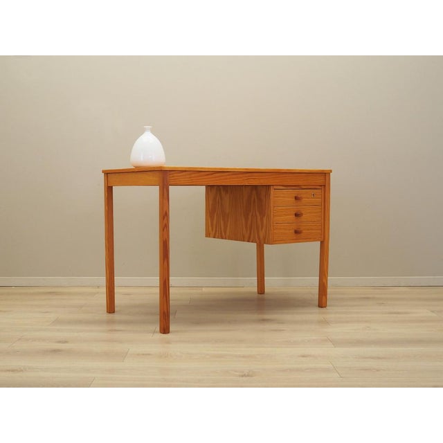 1970s Danish Pine Desk, 1970s For Sale - Image 5 of 17
