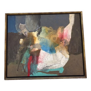Antonio Collado, Paradoxa, 1990s, Oil Painting on Canvas For Sale
