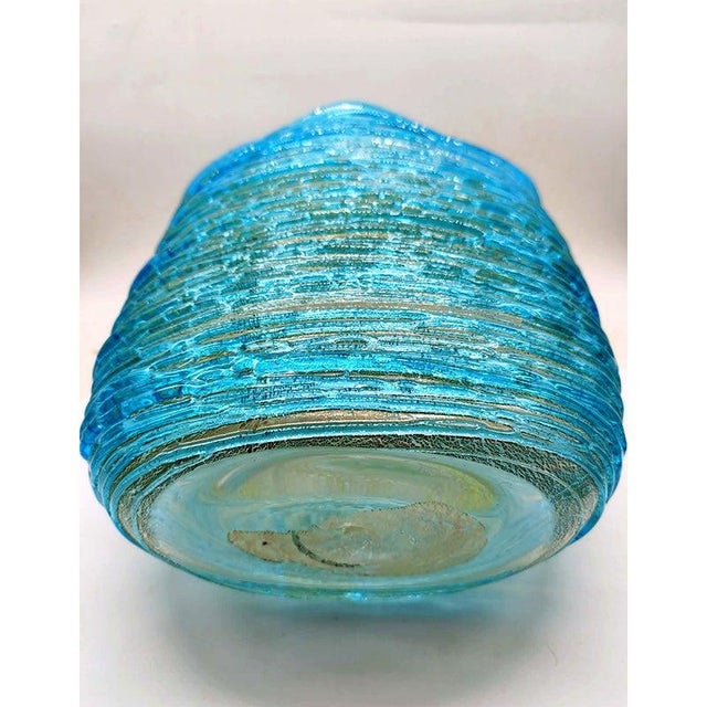 Sergio Costantini Mid-Century Vase in Hand-Worked Murano Glass by Sergio Costantini, Italy, 1970s For Sale - Image 4 of 14