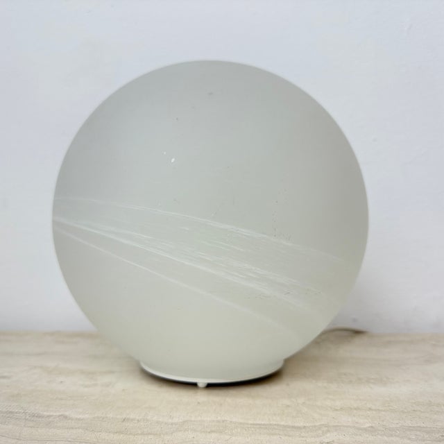 Vintage Glass Table Lamp, 1970s For Sale - Image 10 of 18