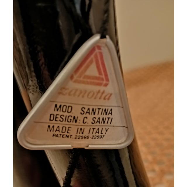 1970s Santina Model Chairs by Carlo Santi for Zanotta, Italy, 1970s, Set of 4 For Sale - Image 5 of 18