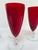 1950s Mid-Century Baccarat Multi-Color Crystal Wine Glasses with Twisted Stems, France, 1960s, Set of 7 For Sale - Image 5 of 8