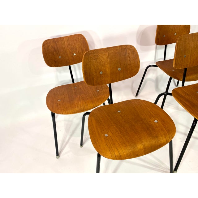 Egon Eiermann SE68 Chairs by Egon Eiermann for Wilde&Spieth, Set of 4 For Sale - Image 4 of 18