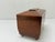 English 19th Century, English Mahogany & Brass Footed Divided Tea Caddy For Sale - Image 3 of 9