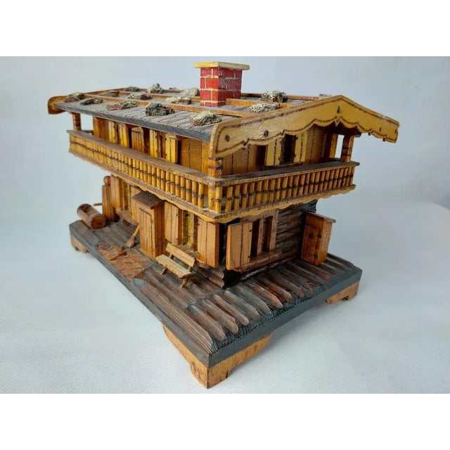 WONDERFUL Chalet black forest , handmade and handcarved by the artist Gerhard Brückner with signature Super well carved...