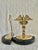 Vintage Andrea by Sadek Brass and Marble Caduceus Bookends - A Pair For Sale - Image 4 of 9