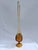 Viking Glass Company Vintage Mid-Century Viking Epic Line Amber Six-Petal Art Glass Swung Vase For Sale - Image 4 of 9