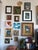 Wood Contemporary McKenzie Dove Abstract Painting in Vintage Frame For Sale - Image 7 of 8