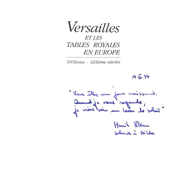 Traditional "Versailles Et Les Tables Royales en Europe" Book 1993 For Sale - Image 3 of 12