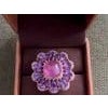 Classic Italian Bochic "Capri" Ruby & Amethyst Ring Set In 18K Gold & Silver For Sale - Image 16 of 18