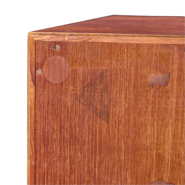 Wood Hans Wegner for Ry Møbler Ry-100 Mid Century Danish Teak Bookcase Shelf For Sale - Image 7 of 7