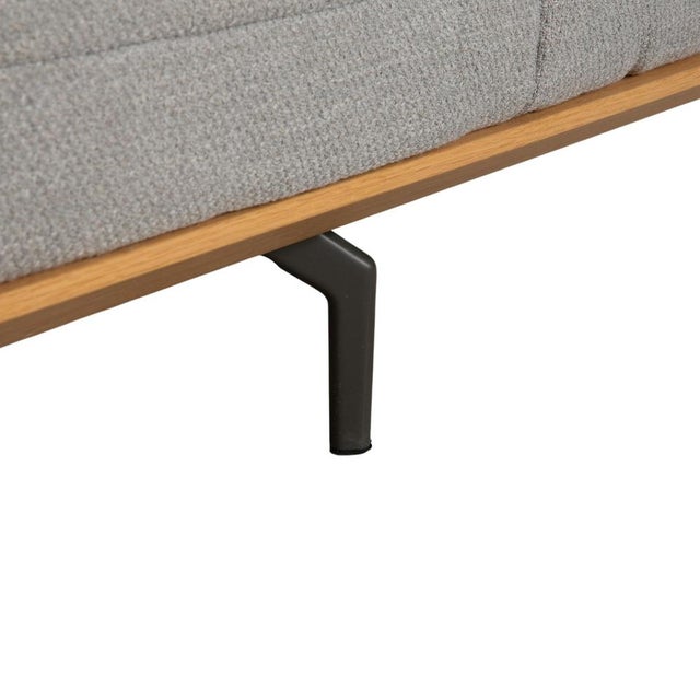 HS.420 2-Seater Sofa and Ottoman in Fabric and Wood from Hülsta, Set of 2 For Sale - Image 11 of 18