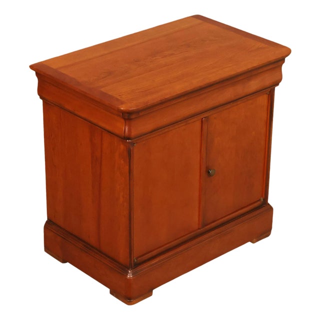 French Louis Philippe Style Cherry Nightstand For Sale