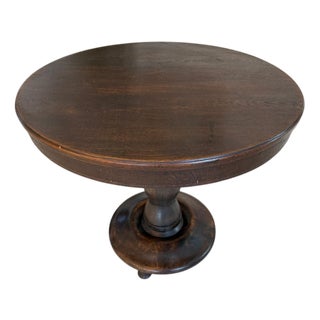 Art Nouveau Dining Table in Oak, 1890s For Sale