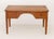 Arts and Crafts Style Oak Desk, with two short drawers on each side above four tapered legs. 30.25" H x 52.75" W x 27.25"...