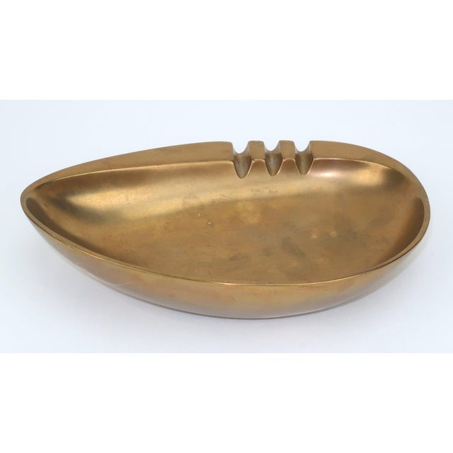 Bronze Sculptural Bronze Mid Century Modern Ashtray, c.1960 For Sale - Image 8 of 14