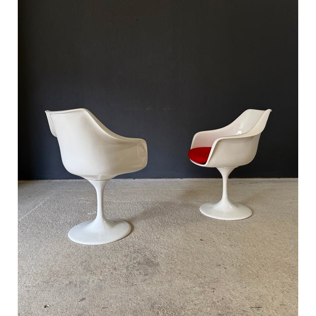 Mid-Century Modern Tulip Swivel Armchairs, 1960s, Set of 2 For Sale - Image 9 of 18