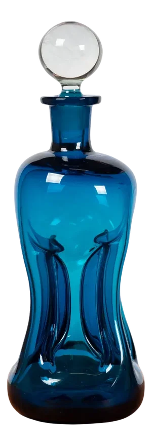 Mid-Century Kluk Kluk Decanter by Jacob E. Bang for Holmegaard