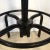 Black Metal and Chrome Bar Stools With Round Wood Seats 'Four Available' For Sale - Image 9 of 12