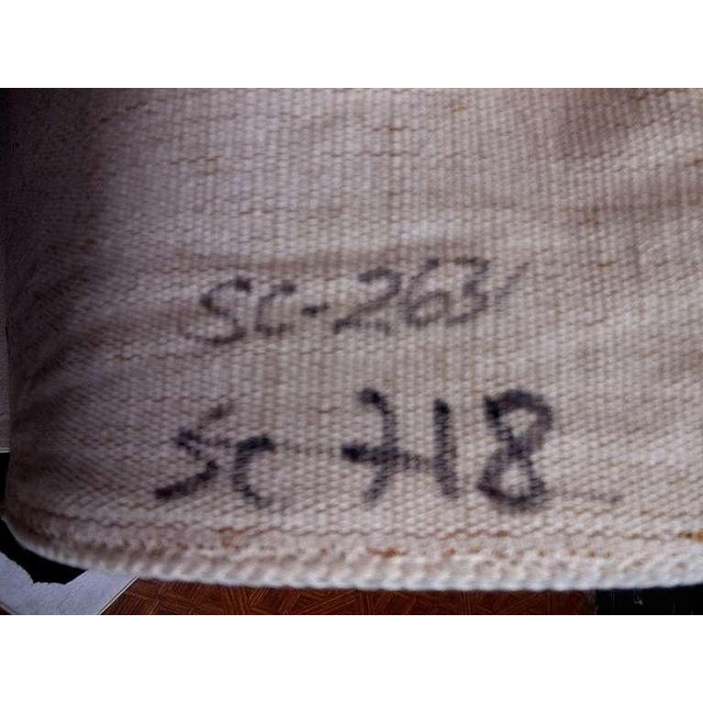 1980s Calman Shemi, Large Calman Shemi Art Textile Stendhal #2 Israeli Soft Tapestry Wall Hanging For Sale In Miami - Image 6 of 7