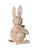 Wood Woven Wicker Rattan Easter Bunny Rabbit For Sale - Image 7 of 11