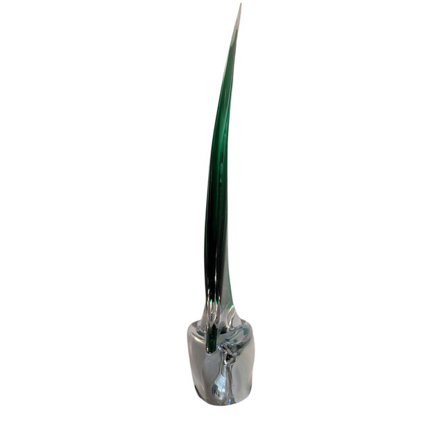Glass Vintage Oggetti Murano Art Glass Sail Boat Sculpture For Sale - Image 7 of 8