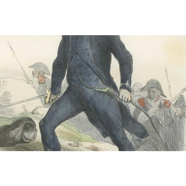 After Horace Vernet, Napoleonic Light Infantry Officer, 1843, Paper For Sale - Image 3 of 10