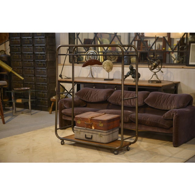 Industrial Hotel Clothes Rack, 1950s For Sale - Image 12 of 12