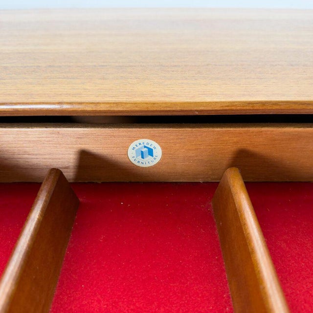 Mid-Century Sideboard with Brown Leather Handles from Meredew For Sale - Image 10 of 17