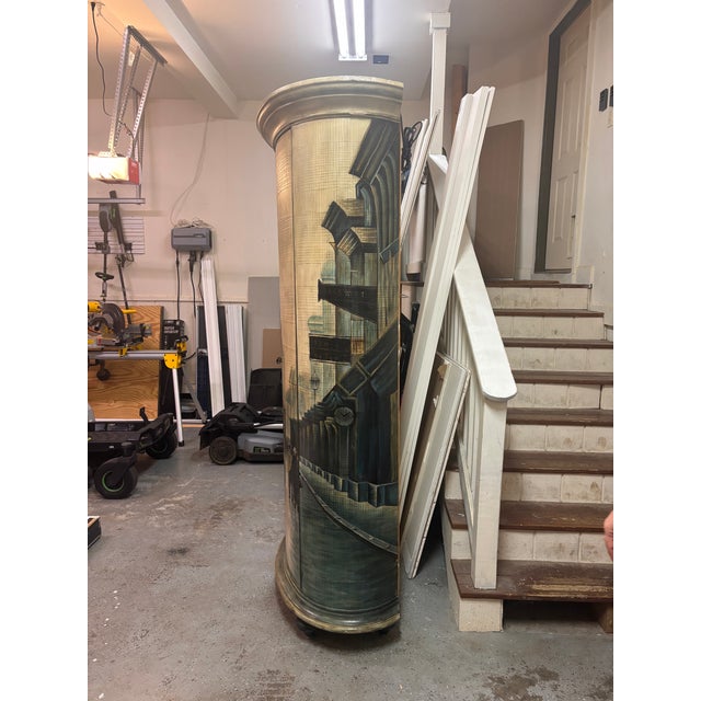 1990s Thomasville Ernest Hemingway Oval Dry Bar For Sale - Image 12 of 12